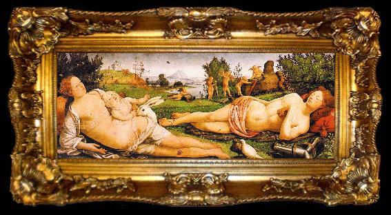 framed  Piero di Cosimo Venus Mars, ta009-2